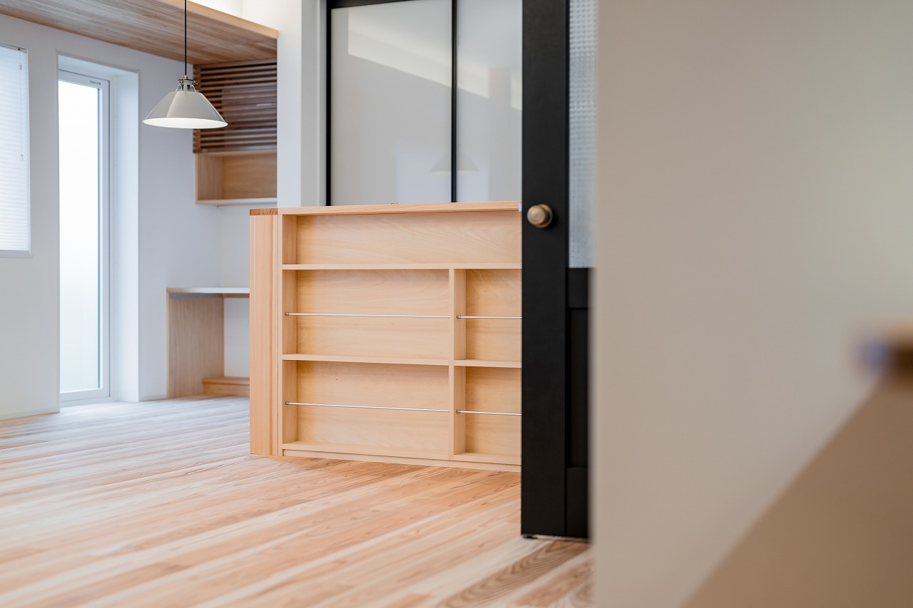 キッチン　造作　収納　家具