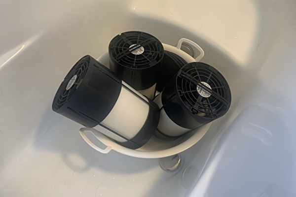 お風呂で洗った換気扇