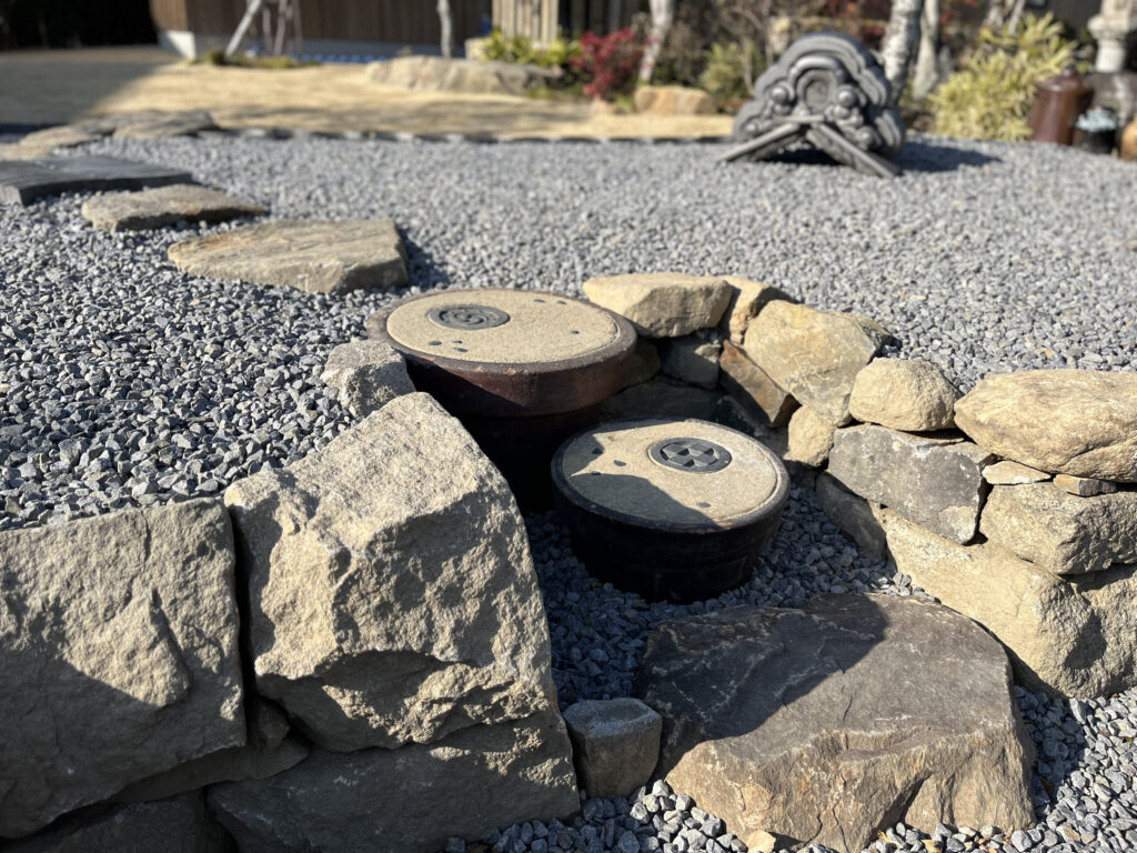 オリジナルの土管ステップ 平屋 リノベーション