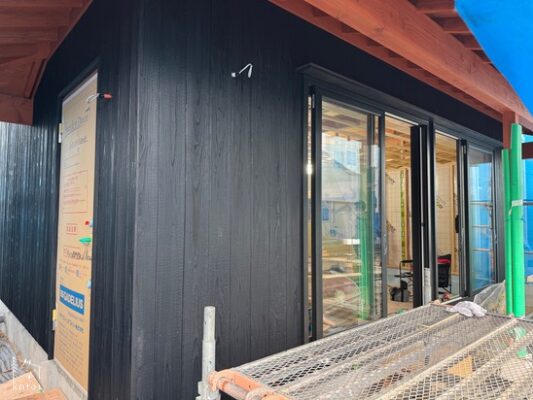 焼杉外壁　豊橋市　新築