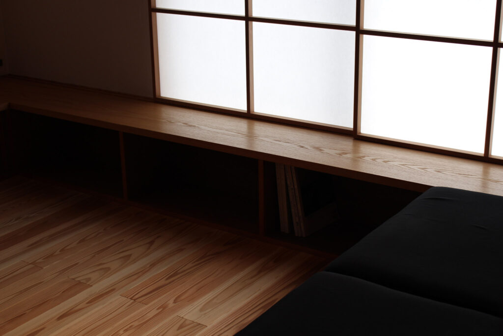 本棚 ダウンリビング 収納